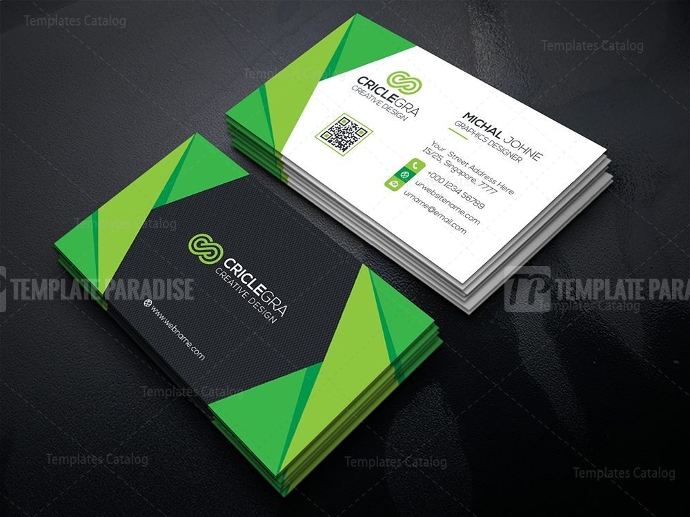 Creative Modern Business Card - Template Paradise | Graphic Templates Store