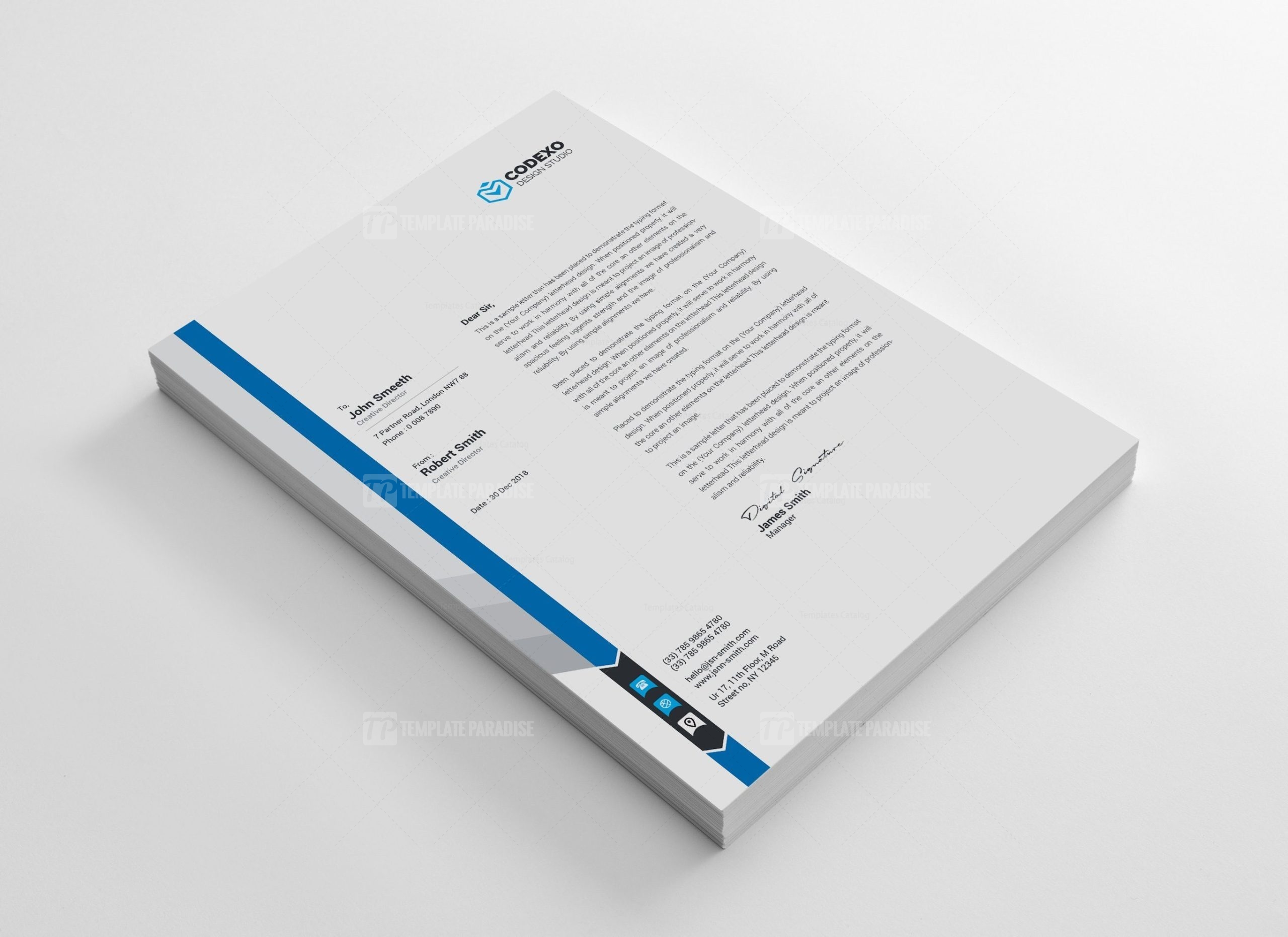 Letterhead Templates - Template Paradise | Graphic Templates Store