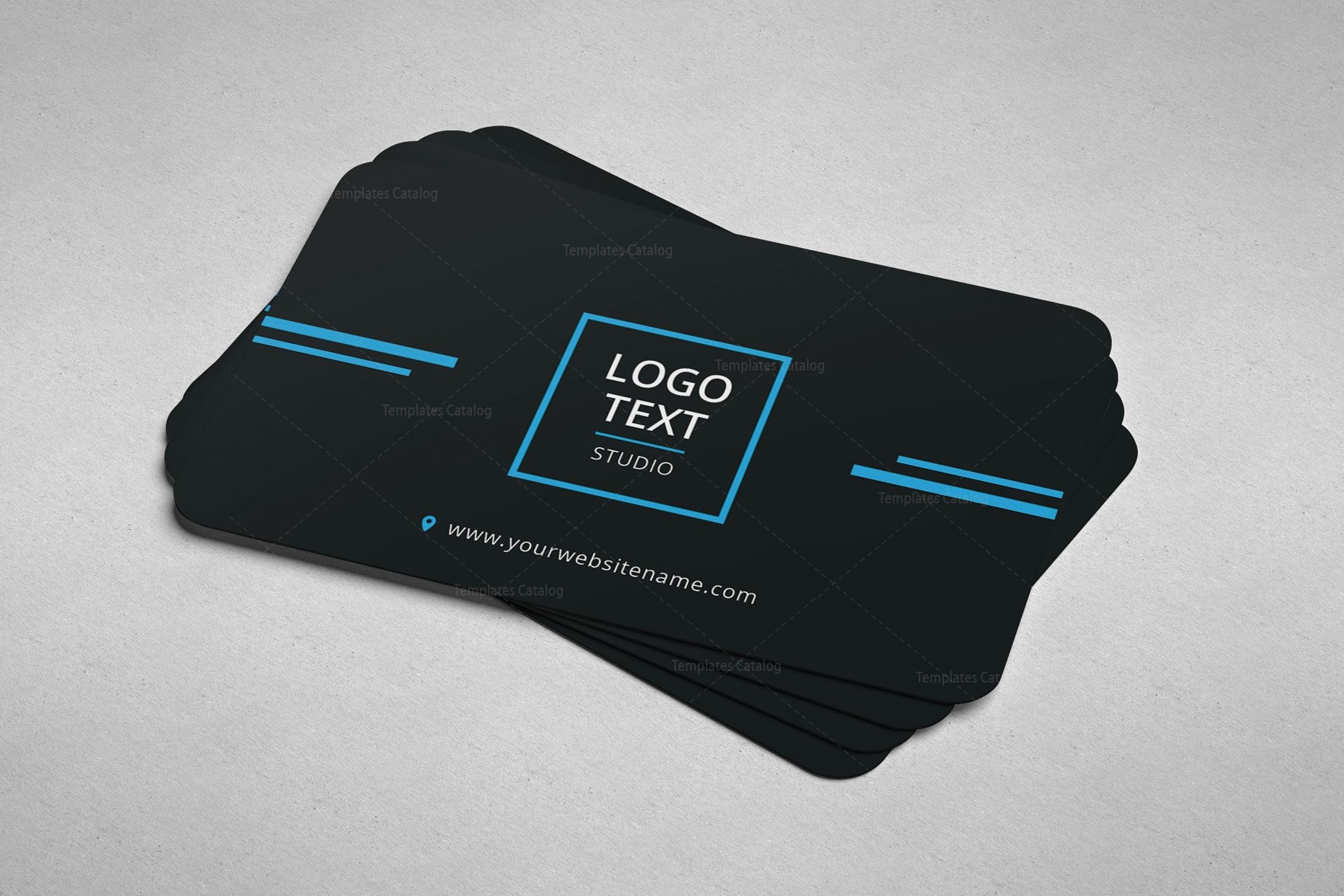 Minimal Programmer Business Card Design - Template Paradise | Graphic ...