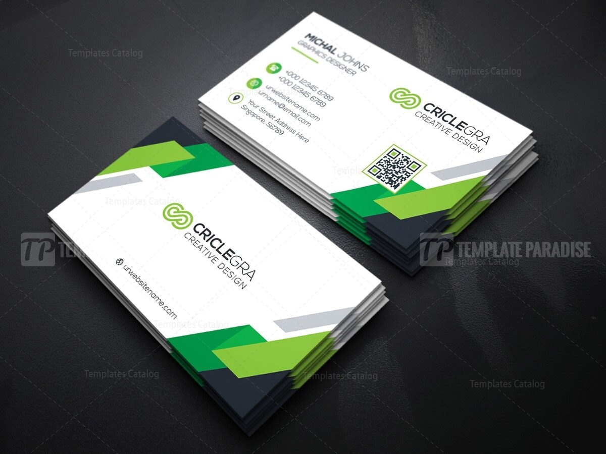 PSD Organisation Business Card Template - Template Paradise | Graphic ...