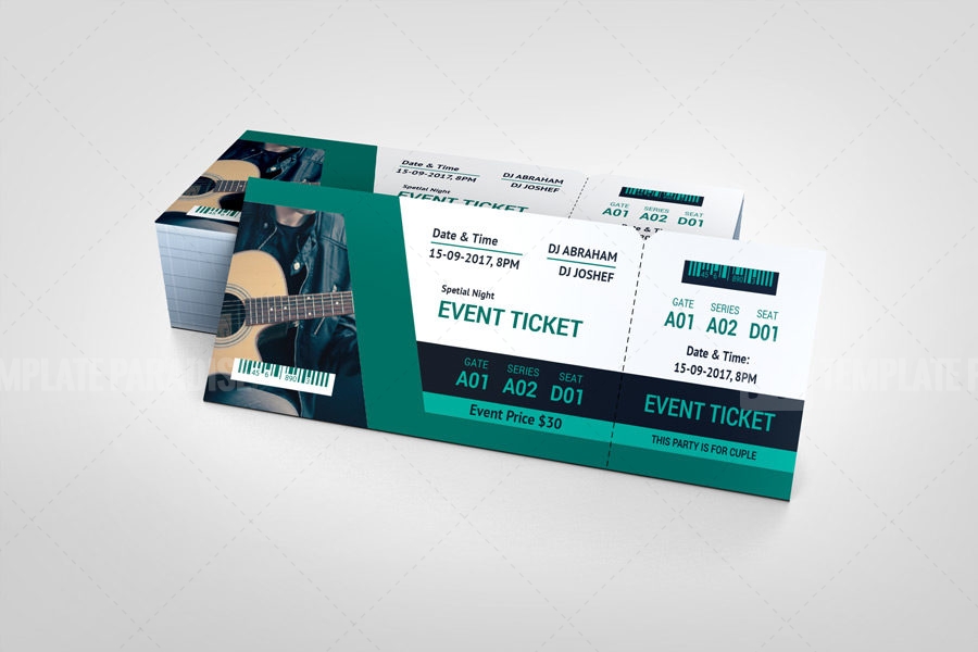 event ticket design