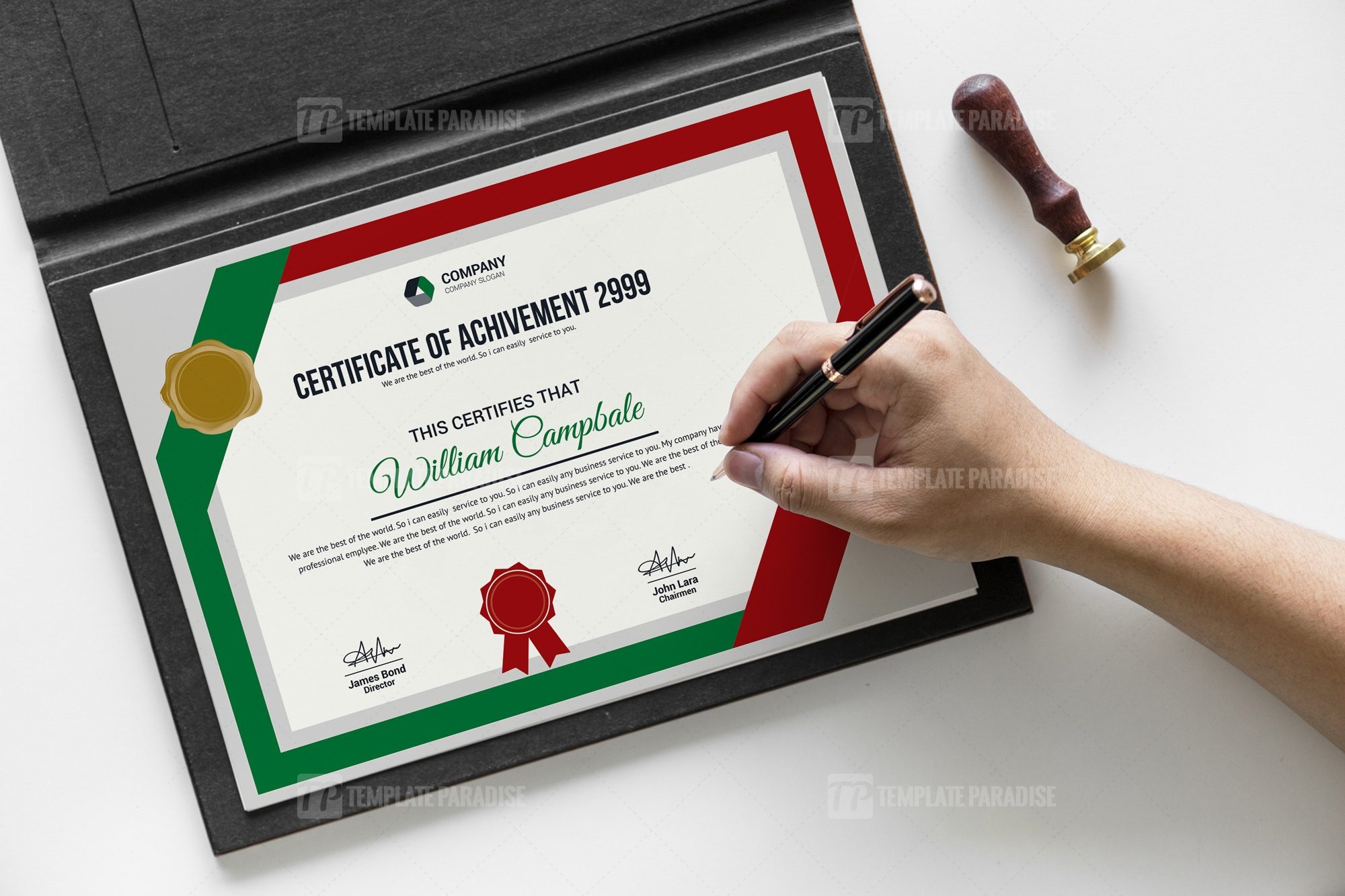 New Quality Certificate Template - Template Paradise  Graphic For Corporate Bond Certificate Template
